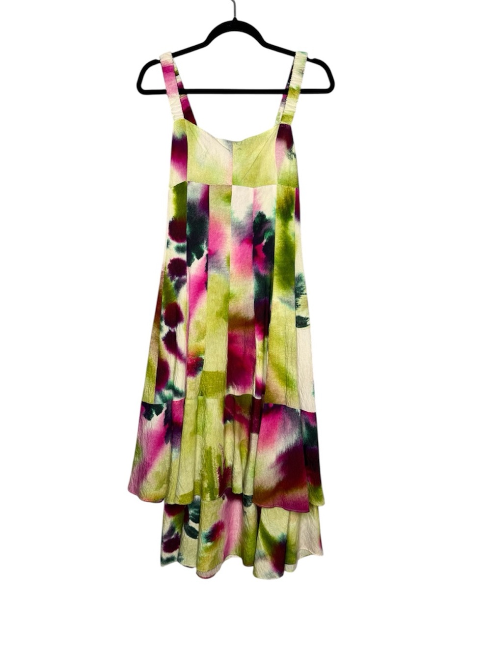 Anthropologie Tiered Maxi sleeveless retro pop Dress event cocktail formal - Picture 4 of 14